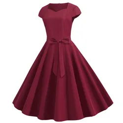 Summer  Vintage  Manga casual  Rockabilly summer dresses for women 2022  black dresses for women