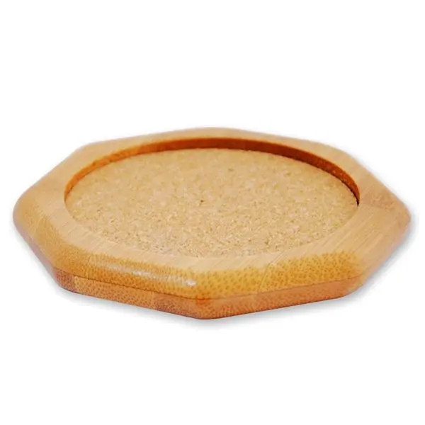 
Wholesale Popular custom design bamboo and wooden cup coaster mat set of 4 for Anniversary Gift 
