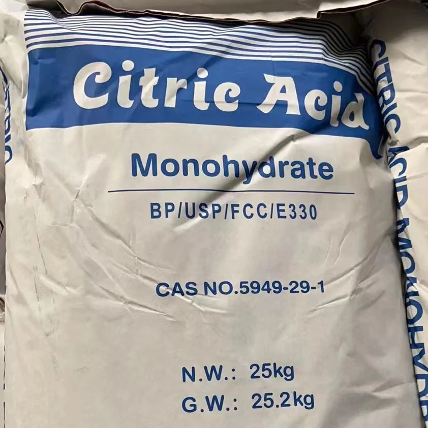 CAS 5949-29-1 Citric Acid MONO  citric acid anhydrous for industrial grade ensign