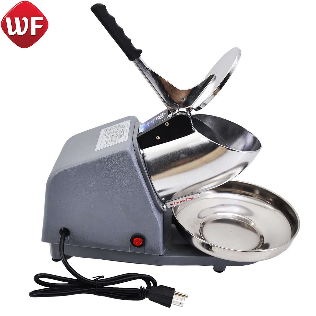 Dropshipping Single Blade Crushed Ice Machine Manual Ice Cube Crusher Snow Cone Maker