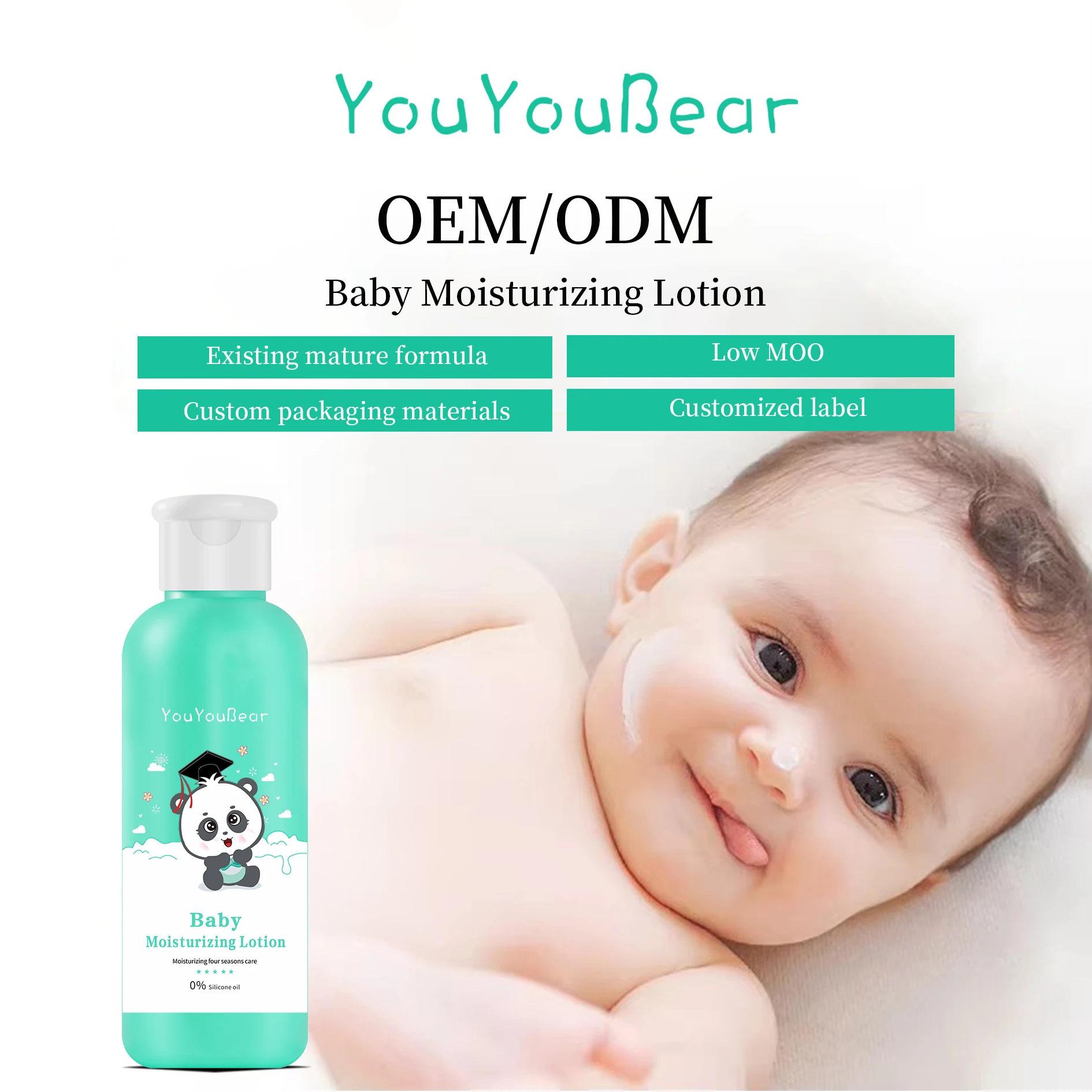 Wholesale high quality Baby lotion 100 ml Safety care nourish Moisture Baby Moisturizer