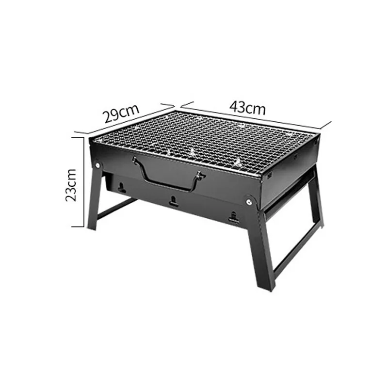 2022 Hot Sale High Quality Foldable Home Charcoal Grill Portable Outdoor Metal Grill Wholesale