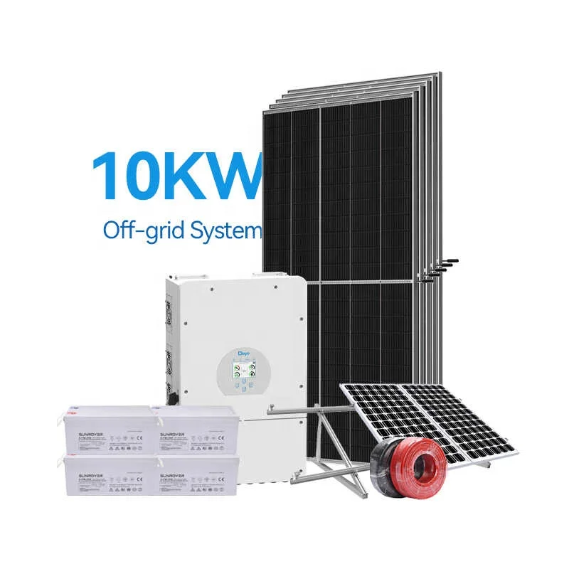 5kw 8kw 10kw Solar Power System 220v to 110v Converter Panel Rail