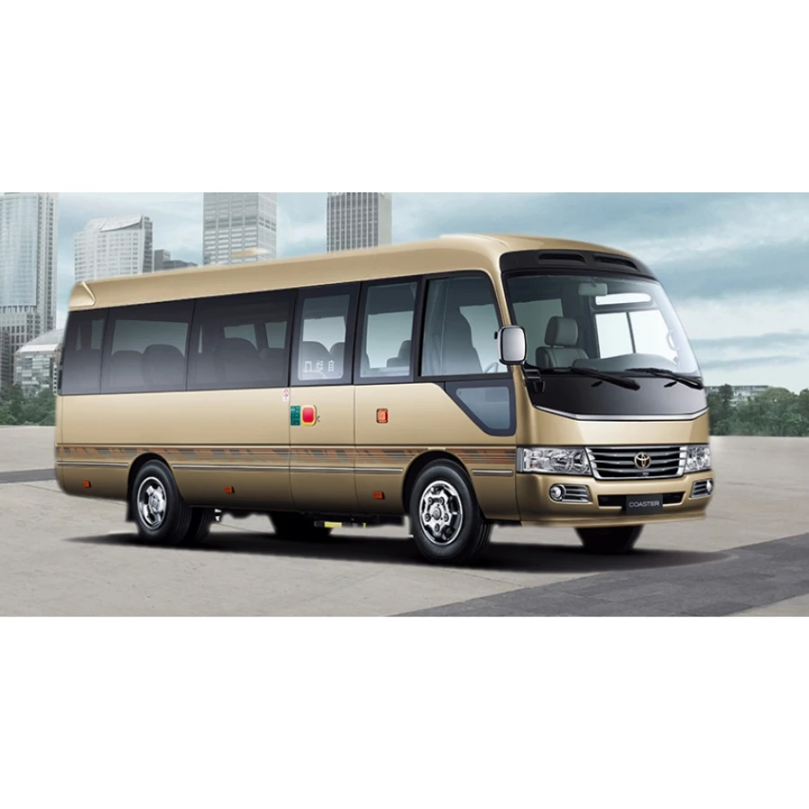 Подержанные автомобили Van Toyota Coaster 2020 4L GRB53L ZEMSK 23-местный бензиновый автобус пассажирский сделано в