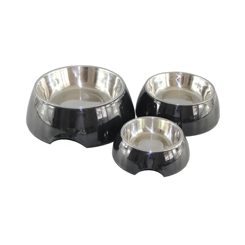 Melamine And  Stainless steel Pet Bowl Dog/Cat Bowl