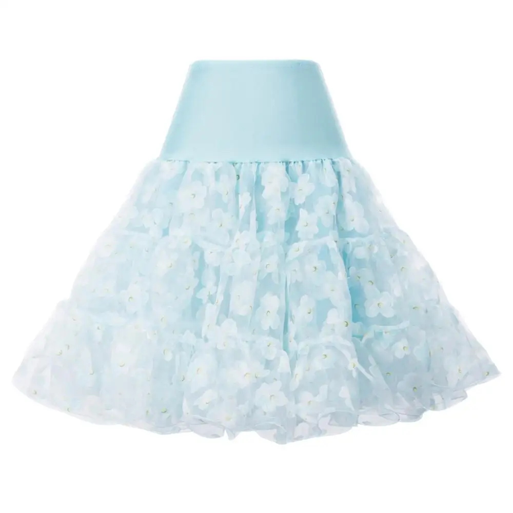 
Grace Karin CL008922 Colourful Women A-line Short Retro Dress Vintage Crinoline Rockabilly Petticoat Underskirt 