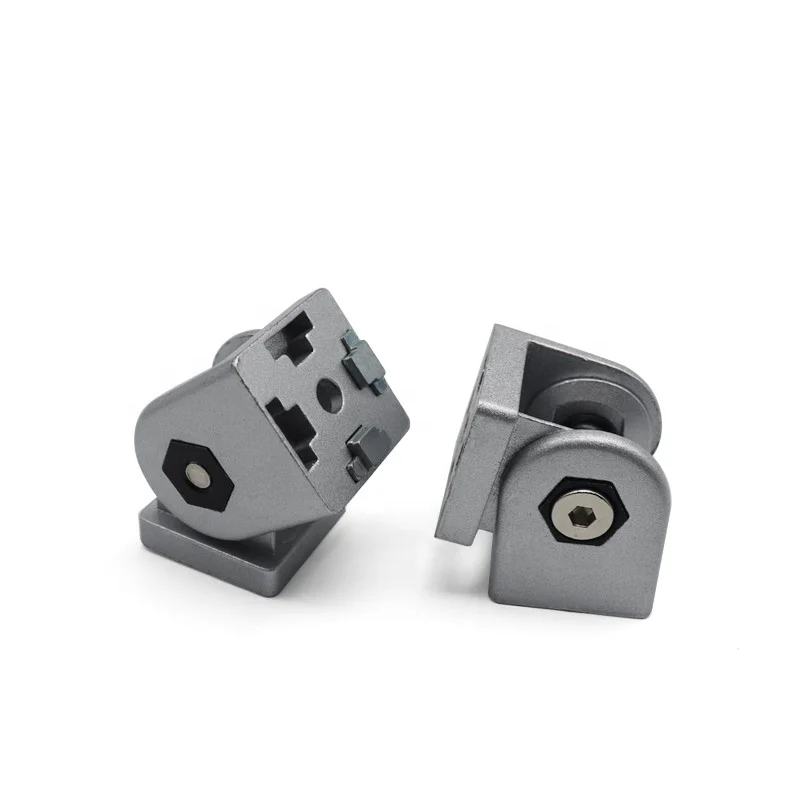 Activities living hinge alloy joint profile connector for 40/45 aluminum profile