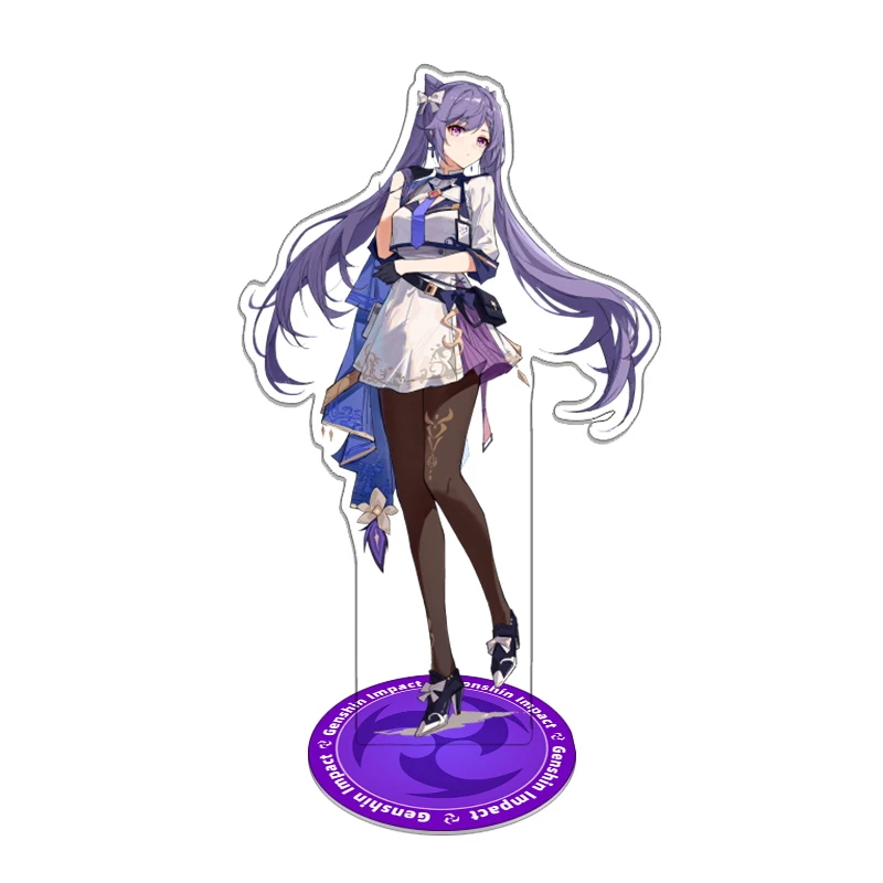 OEM Genshin Impact Game Clear Acrylic Standee Model Figure Standing Plate Acrylic Anime Stand Otaku