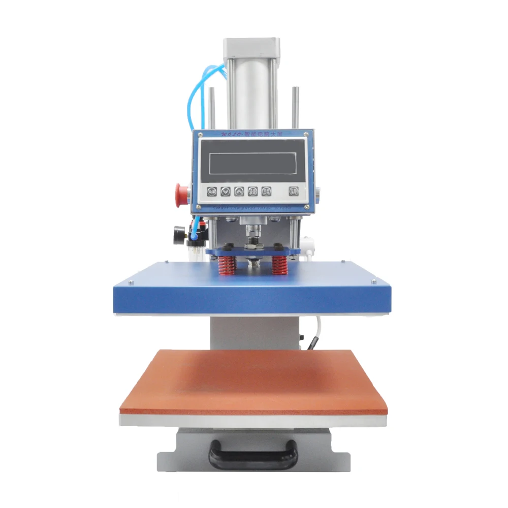 Heat Press Machine Pneumatic Automatic T-shirt heat transfer machine clothing digital 38*38 flat ironing heat press machine