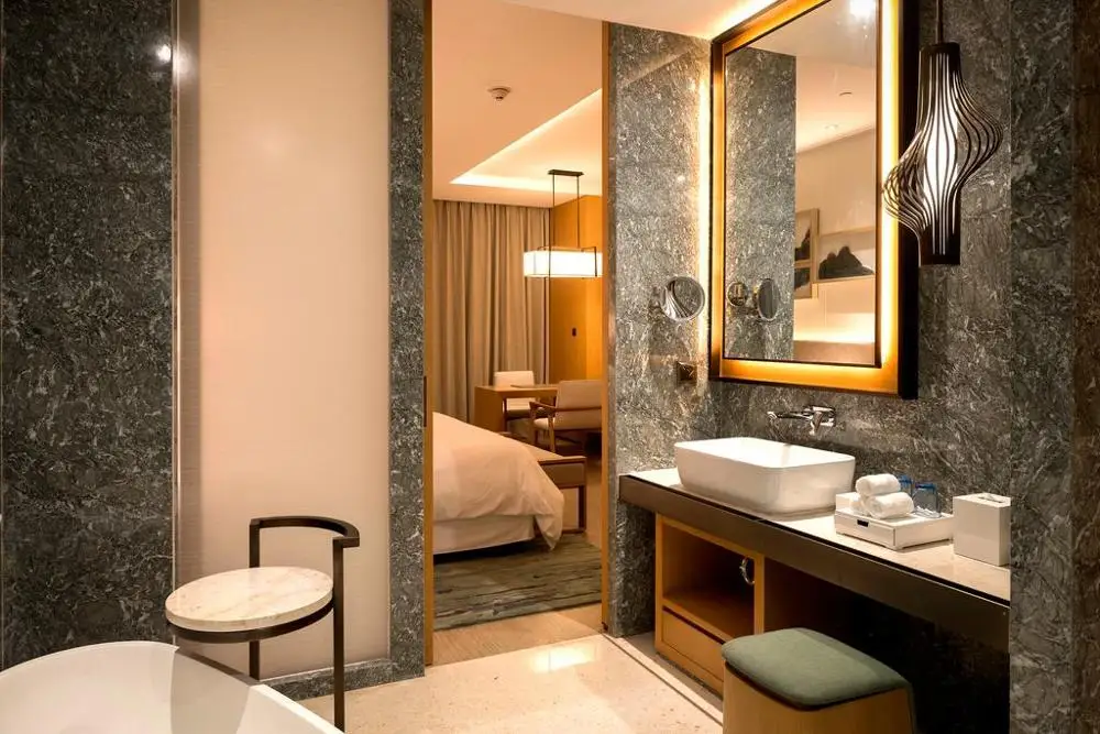 Wood Bedroom Sets Modern Contemporary Solid Wood Project Case Hotel Villa Furniture Hainan Wannin Westin Hotel's 5 Star