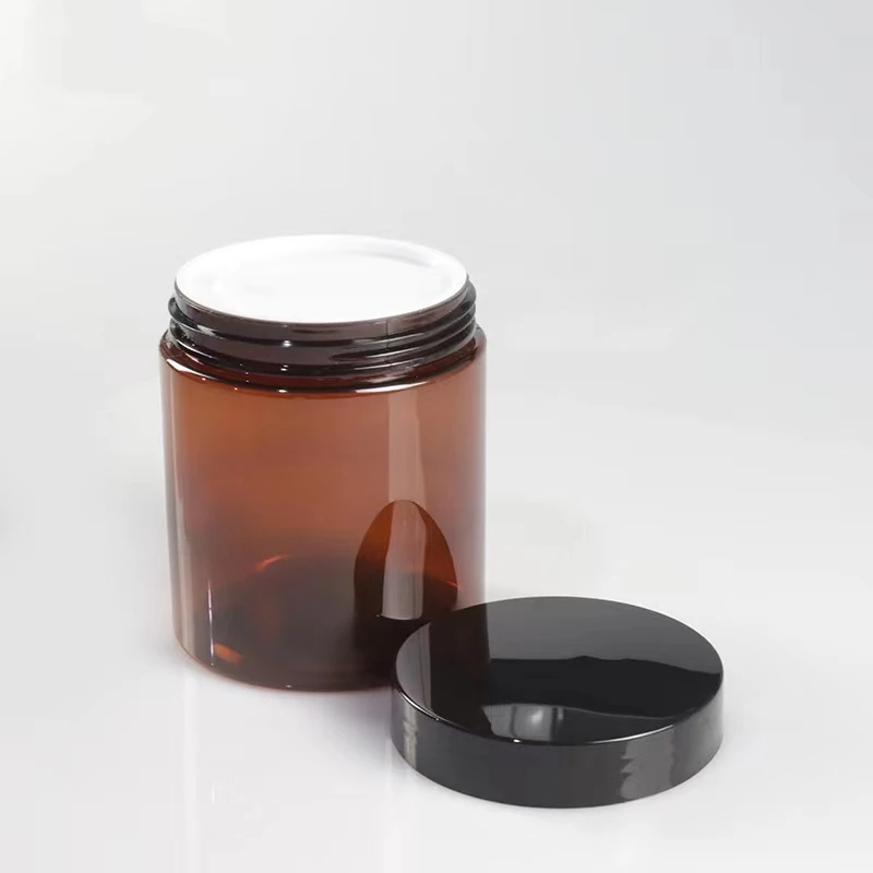 Custom 30/50/80/100/120/150/180/200/250/300 ml Plastic Bottle Cream Mask Cookie Jar Jar Airtight Candy