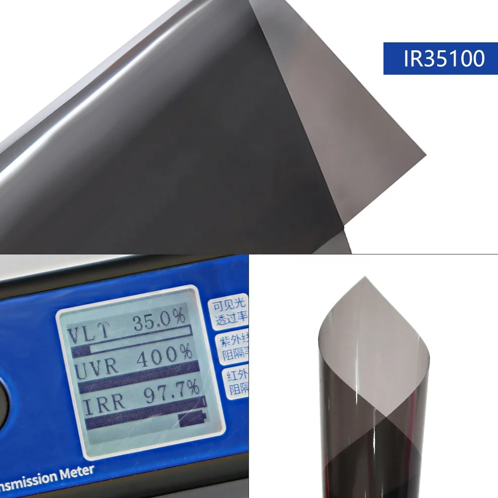 UV400 UVR100% VLT15% High Clear 2 Mil UV Blocking Car Solar Window Tint Nano Ceramic Film