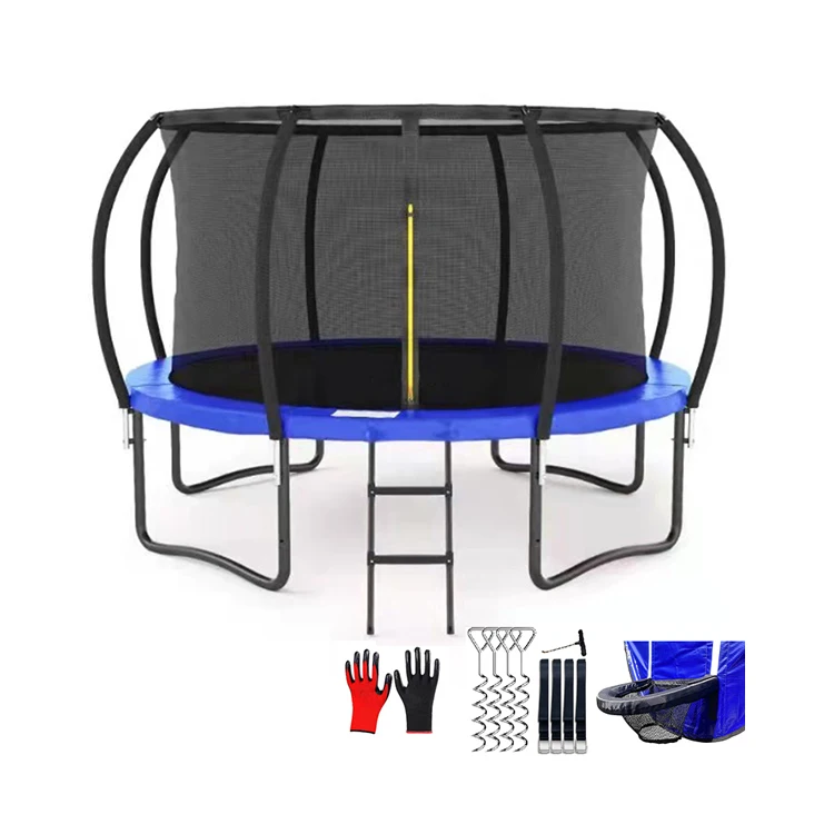 Zoshine trampoline manufacturers big round kids jumping trampoline for adults outdoor wholesale with safety net