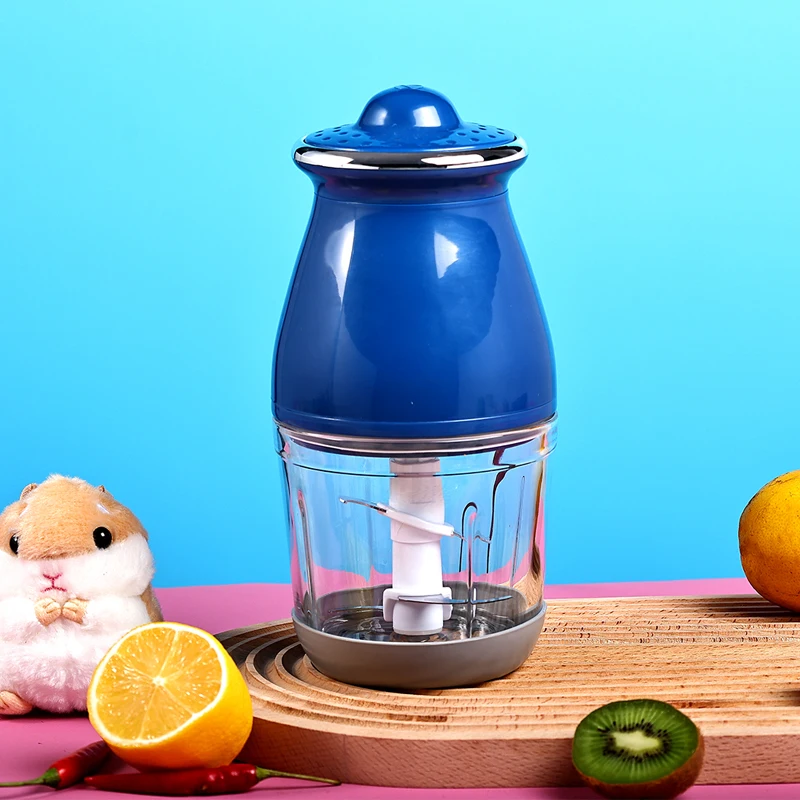 Factory Price Food Processor And Yam Pounder Chopper Meat Baby Food Electric Meat Chopper 1 Liter  Meat Grinder