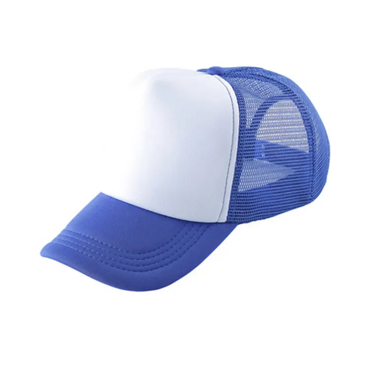 Wholesale Mens Blank Custom Foam Mest Trucker Hat High Quality Embroidered Logo Private Label 5 Panel Black Plain Trucker Cap