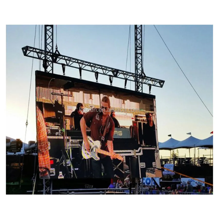 Background Dj Stage Concert Light Weight Led Screen Rental P3 P3.91 P4 P4.81 Giant Outdoor Led Display