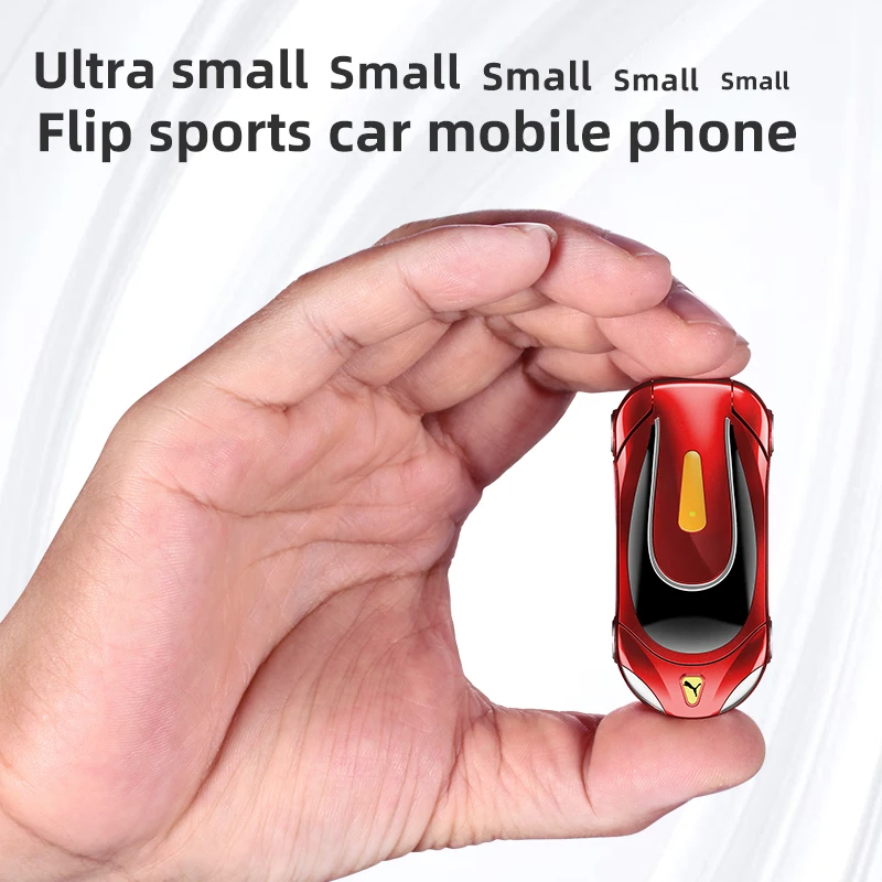 2022 Small Mini Flip Mobile Phones Unlocked Cheap Cell Phone Without Camera Bluetooth Dialer F18 Push Button Telephone