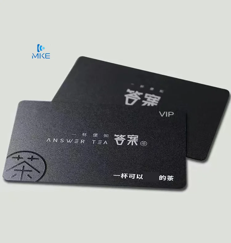 Embossed Printable 13.56mhz rfid card Blank White pvc rfid uv cards