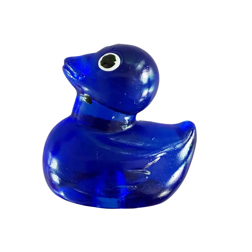 Wholesale  Charming little yellow duck jelly sticky 4.5x3x4 cm shape TPR Jelly toys for kids