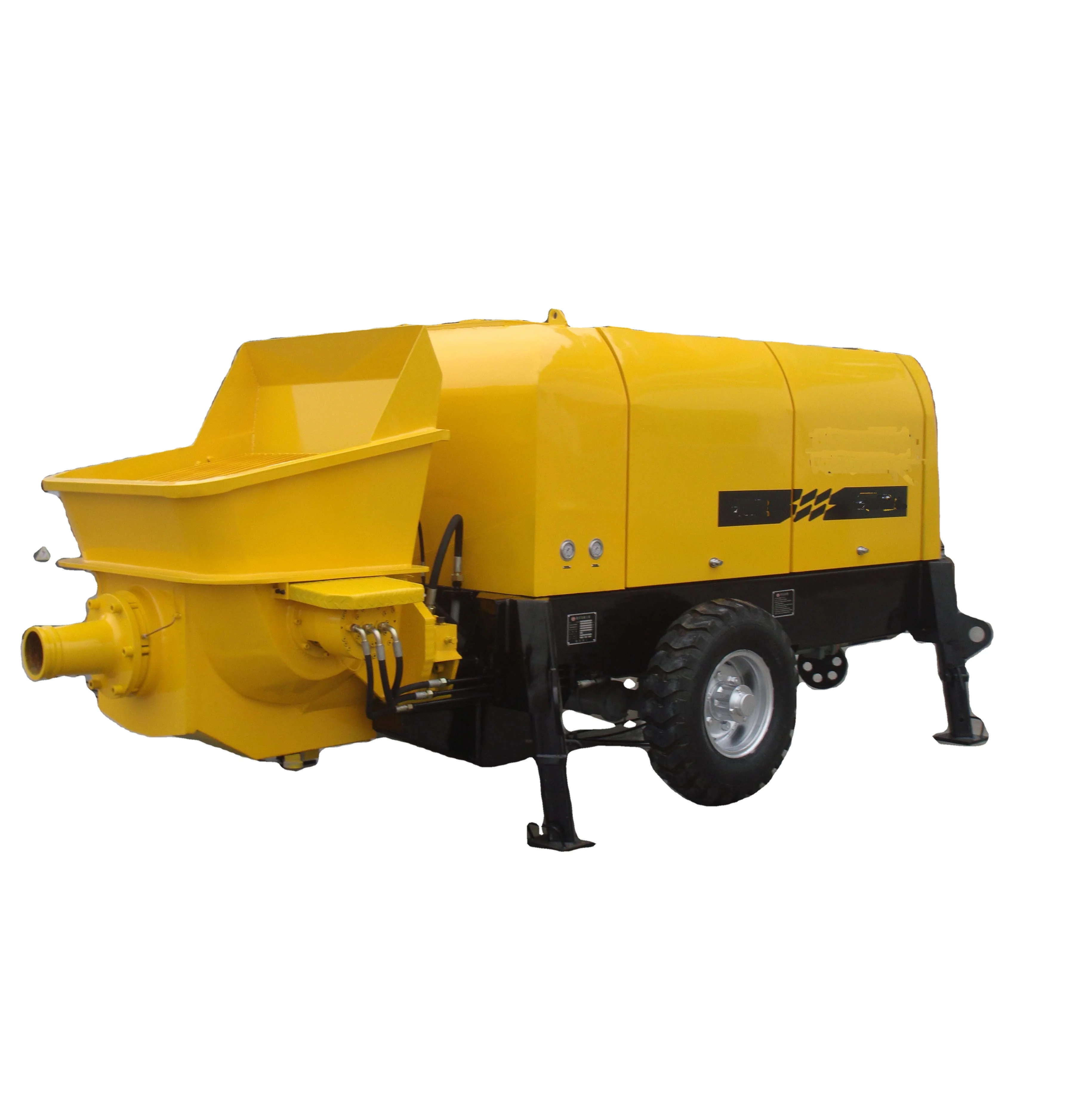 XDEM HBT80.12.110S 110kw Electric Trailer Mounted Mini Concrete Pump