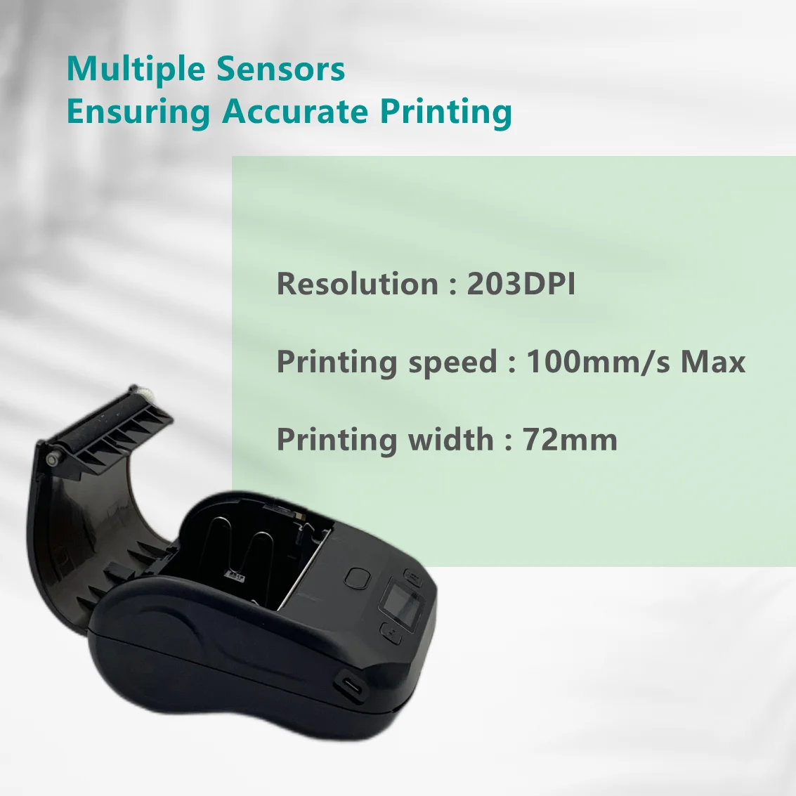 80mm portable receipt printer label printer ATP-BP35