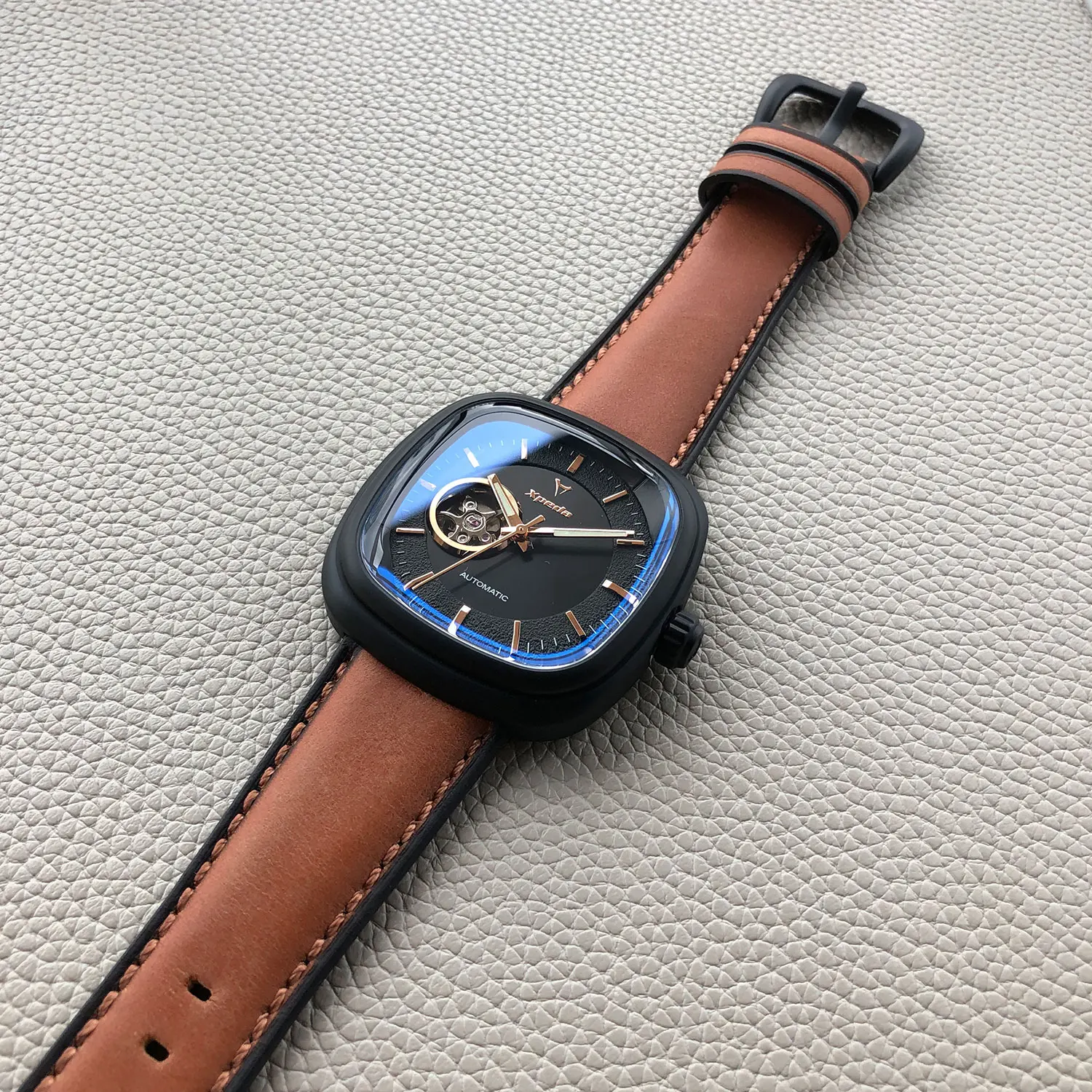 Часы TIMEBOX TC882D Мужские автоматические модные деловые ажурные из нержавеющей стали 316L минимальный заказ роскошные брендовые простые Роскошные