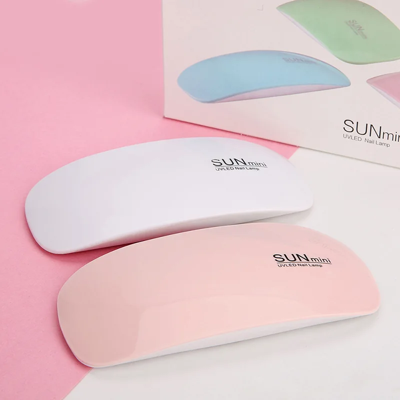 New 6w Sun Mini Usb Nail Polish Dryer Cordless Phototherapy Portable Curing Nail Polish Light Uv Led Nail Lamp