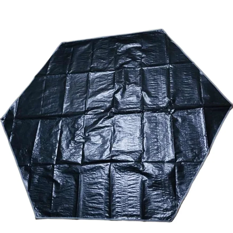 Factory Cheap Round Waterproof Flooring Ground Mat 3m 4m 5m 6m 7m Canvas Bell Tent Groundsheet For Sale