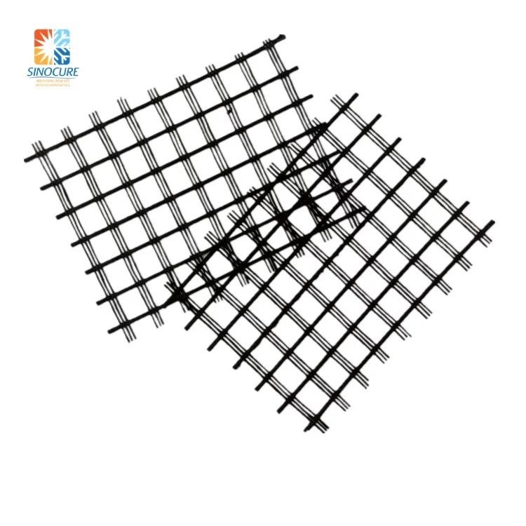 Bitumen Coating Road Paving Fiberglass Geogrid asphalt reinforcement fiberglass geogrid