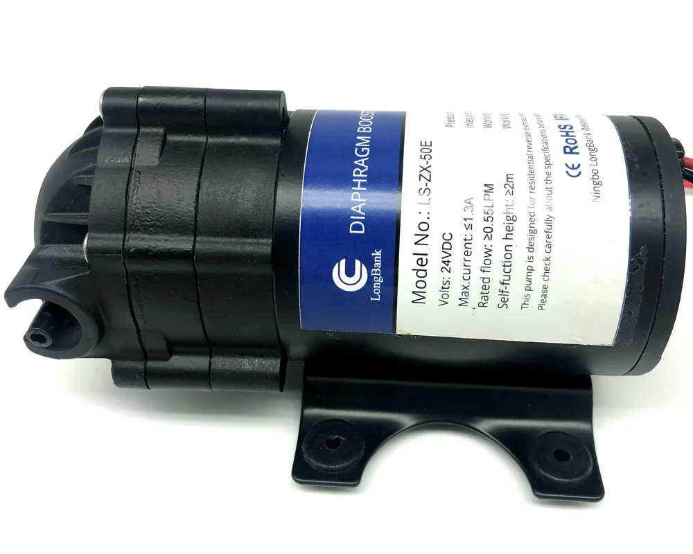  LongBank маленький завод OEM 50GPD RO насос DC 24V ro очиститель