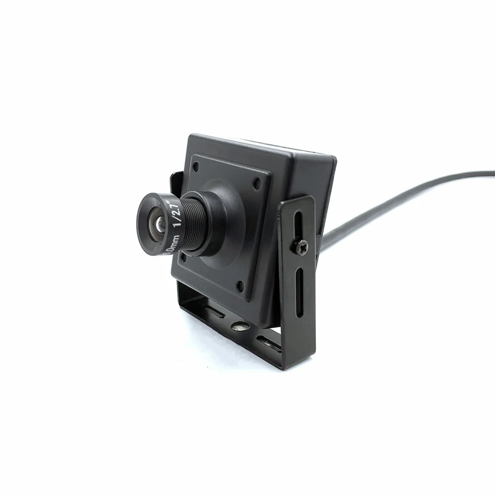 8MP Miniature IP square camera Ex-View 0.001lux low illumination H.265 3840*2160 Pixel 15fps 2.8/3.6/6/8mm board Lens 60 Degree