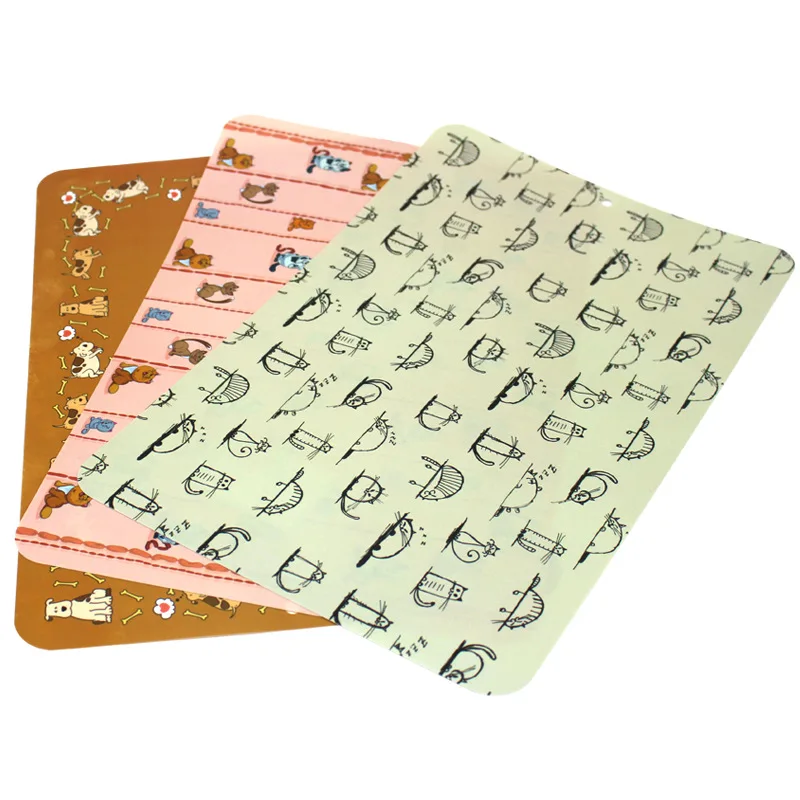 Высококачественный нескользящий водонепроницаемый коврик для кормления кошек и собак подстилка пищевых продуктов из полипропилена