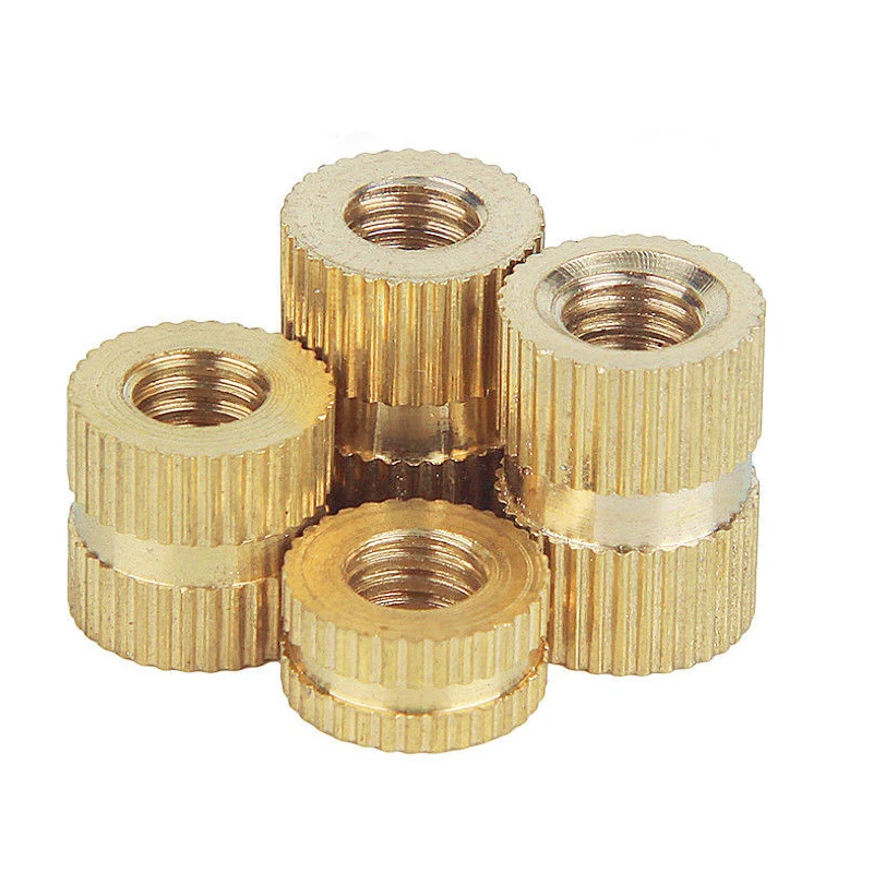 Brass Precision Milled Part Components Blind Insert Nuts Copper Insert For Molding Mould