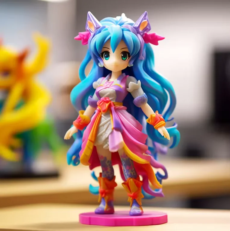 3D prototype cartoon figure  Model toys Japanese Cartoon Anime Figure customized product