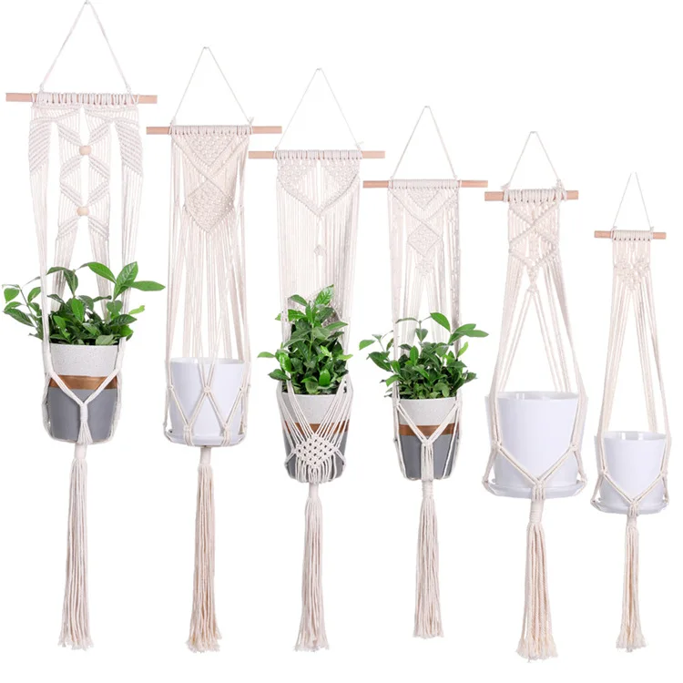 
Handmade Woven Macrame Plant Hanger 