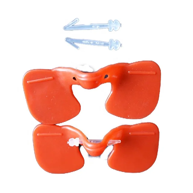 Plastic Red Chicken Protecting Glass Eye Mask Cover Chicken Glasses For Poultry Farm Popularm Using