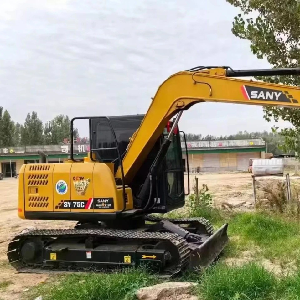 Low Price Promotion Used SANY 75C-9 Excavator  Used 7.5tons Excavator production in 2022