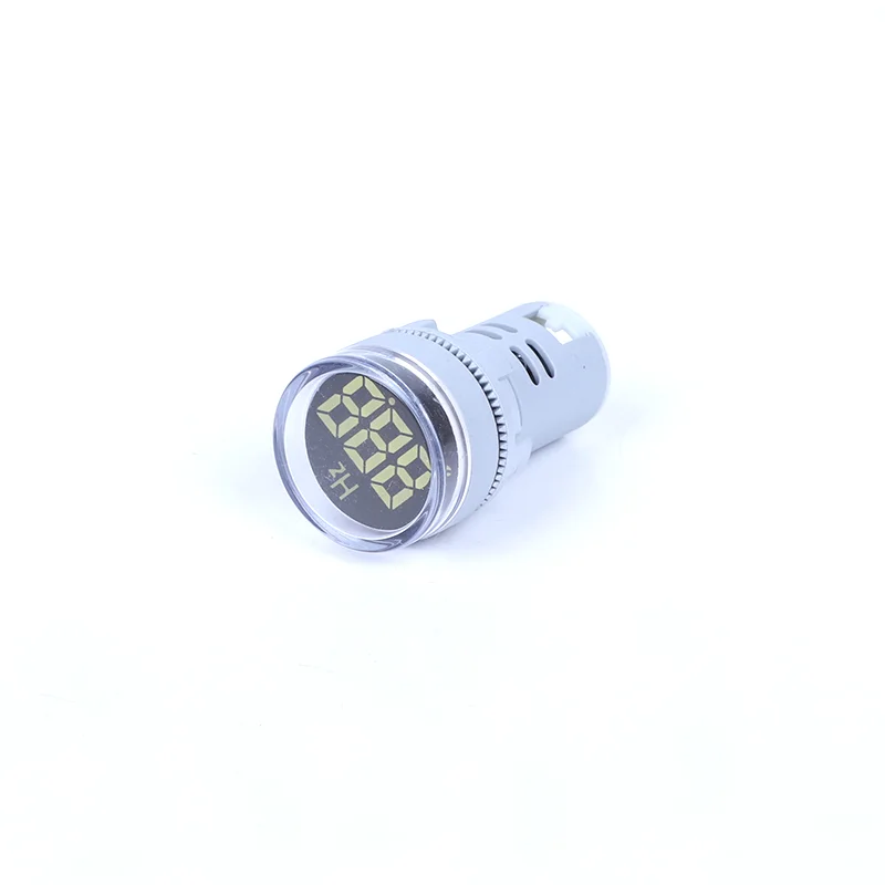 2021 hot sales 22mm equipment indicator light Digital Display  indicator light 20-75Hz frequency meters