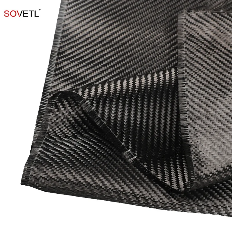 Carbon Fiber Fabric Ultra-thin Fabric Flame Resistance Building reinforcement Drone Carbon Fiber Fabric