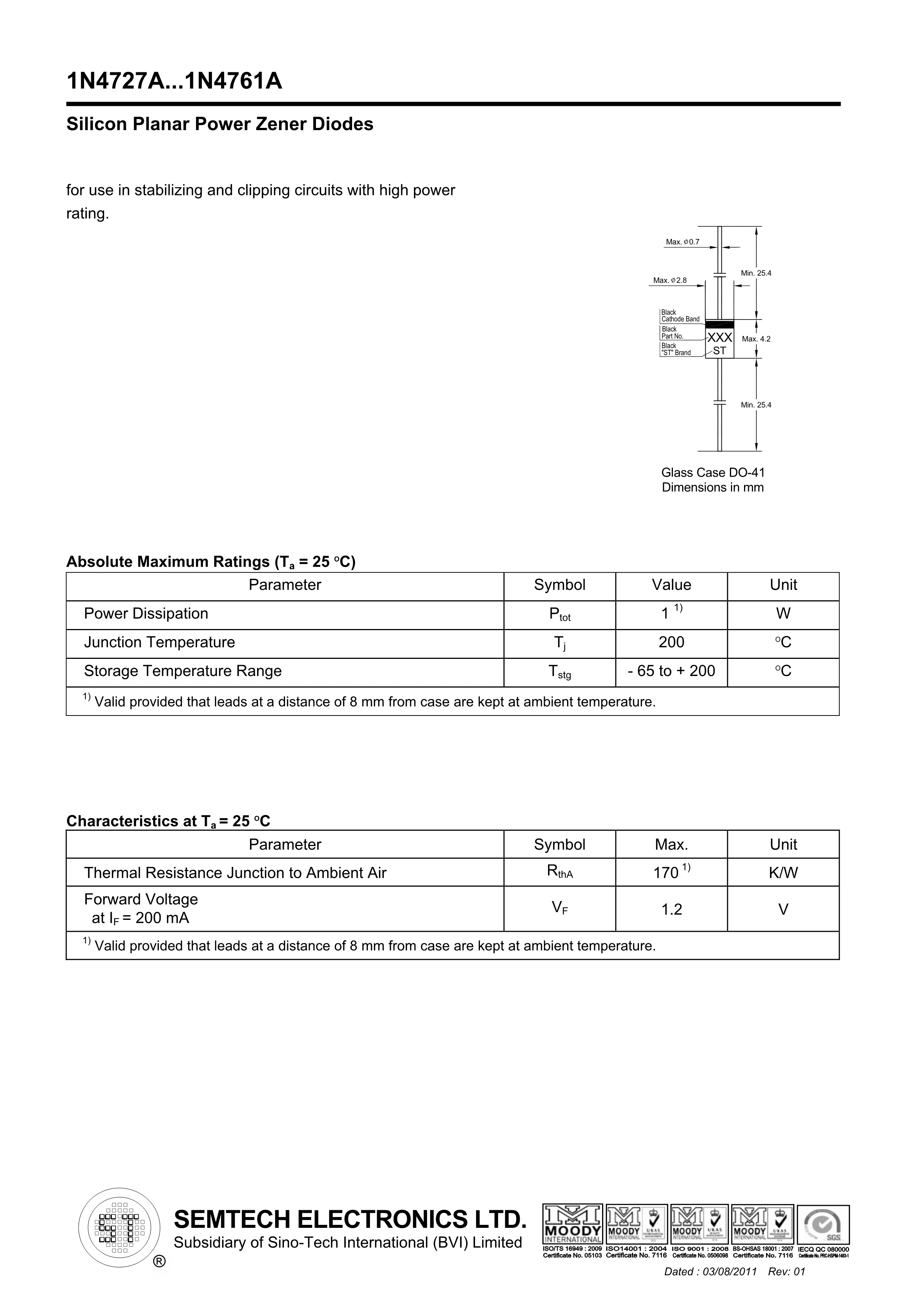 High quality Rectifier diode 1N4007 DO-41 IN4007 1A 1000V 1KV Original 1Box=1000PCS