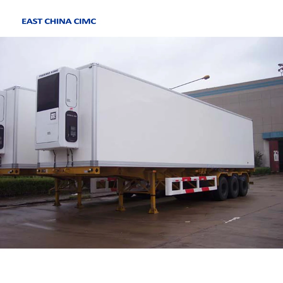 3 Axles 40 FT Refrigerated Truck Trailer With Thermo King MP4000