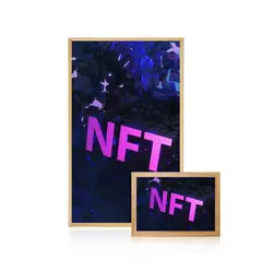 AINOOMAX NFT digital frame display  video  photo art wooden acrylic 10inch 10 10.1 21.5 32 22 43 55 inch Marco