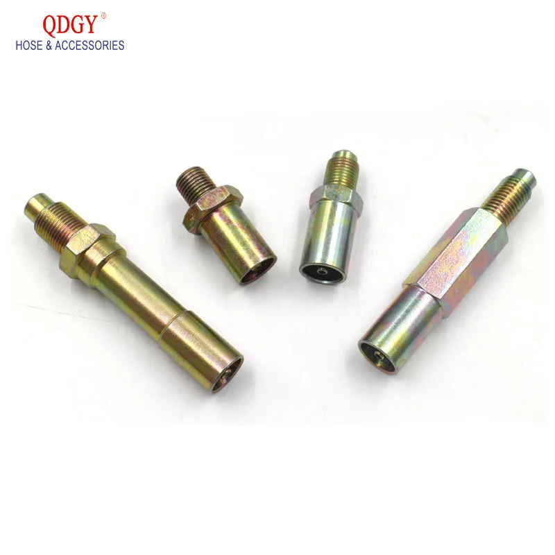 High test brass fittings air steel braided brake motorcycle hose