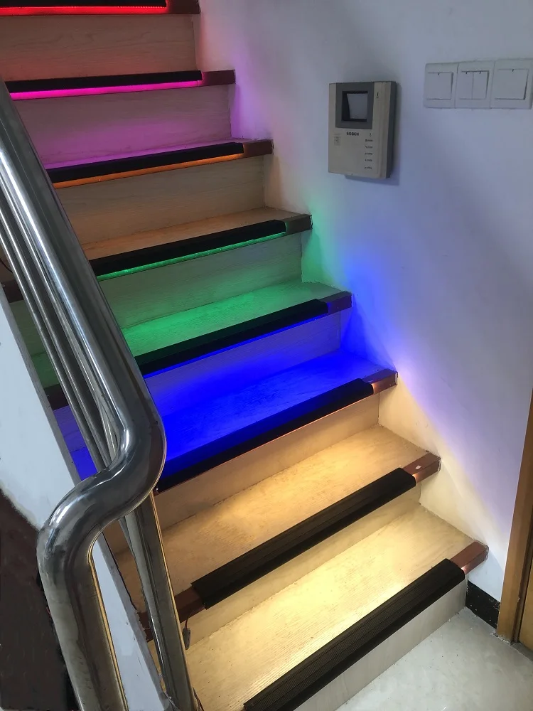 Anti Slip Stair Nosing Cover Tile Ceramic Edge Trim Protec Decorative Lighted Aluminum Stair Nosing Led Light Stair Nosing