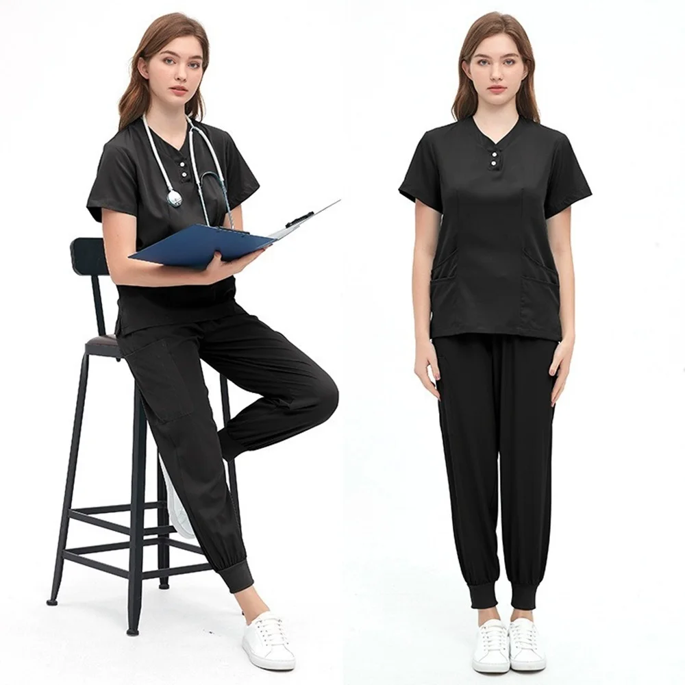 Wholesale Cheap Price Functional Jackets Comfortable Nurse Scrubs Sets Stylish Healthcare Uniforms Nursing Uniforms Sets