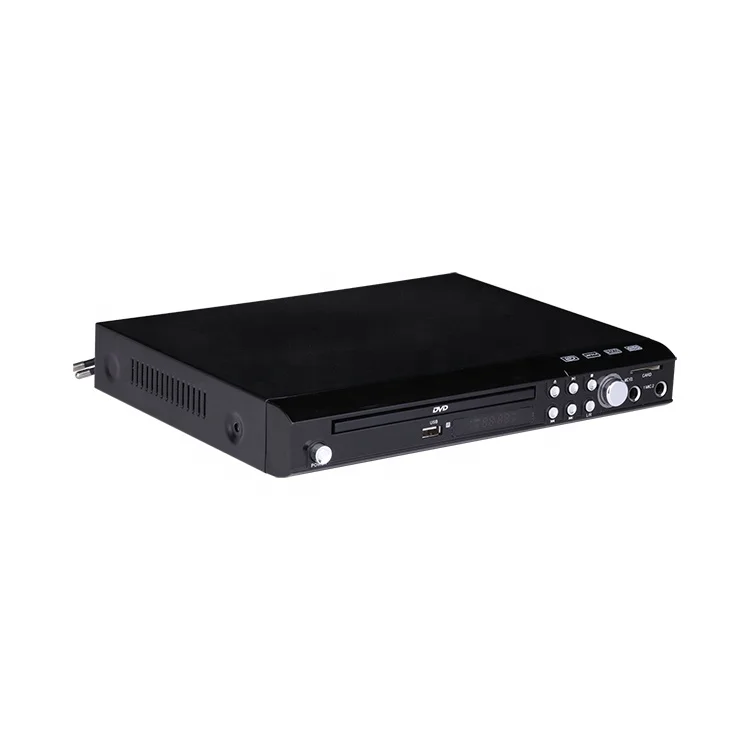 2.1ch MPEG4 dvd с двумя микрофонными входами USB dvd-плеер