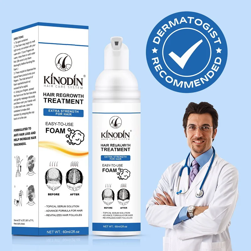 Кинодин мужской раствор для местного применения средство против выпадения волос масло восстановления роста биотин сыворотка пена