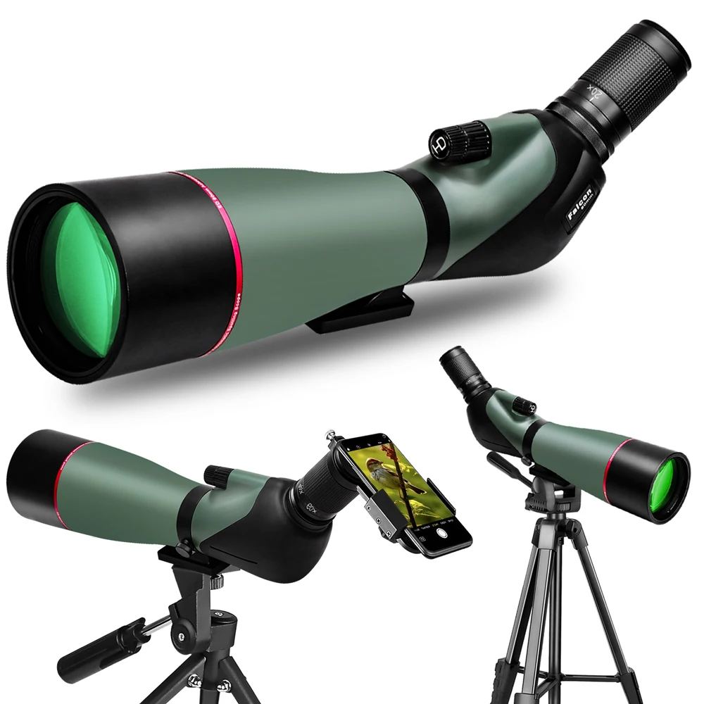 20-60x80 HD прицел для наблюдения за птицами