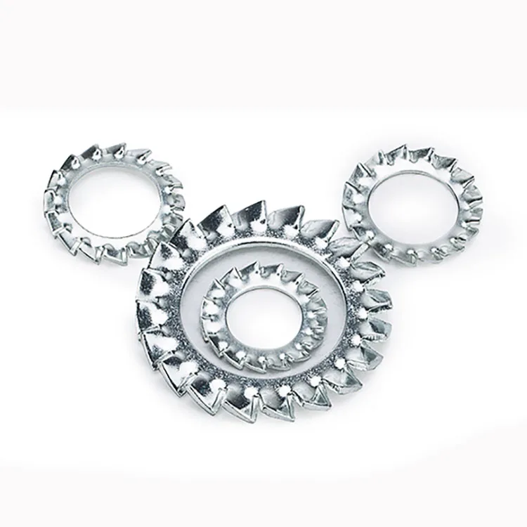 Stainless steel External Tooth serrated  Lockwasher DIN6798 lock washer