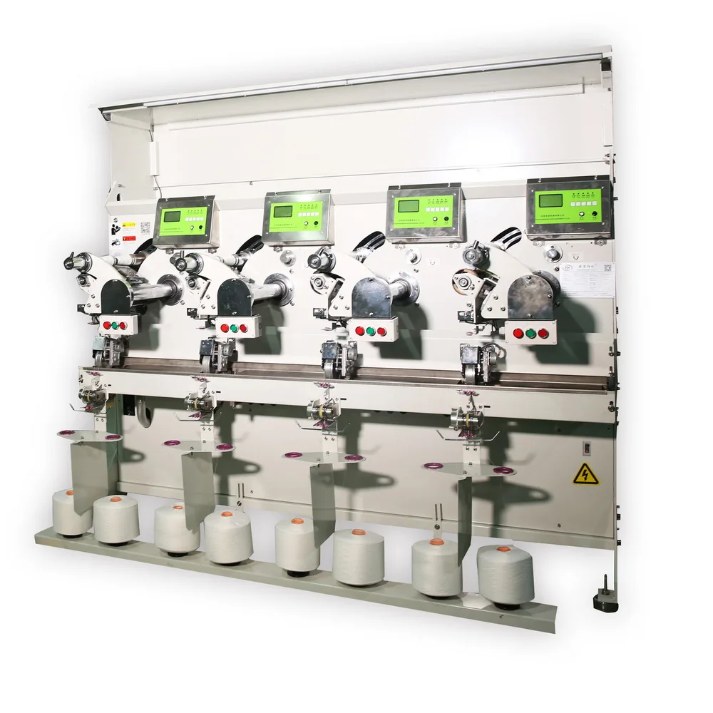 Factory direct sewing rewinder pp yarn filter embroidery thread cone winding machine